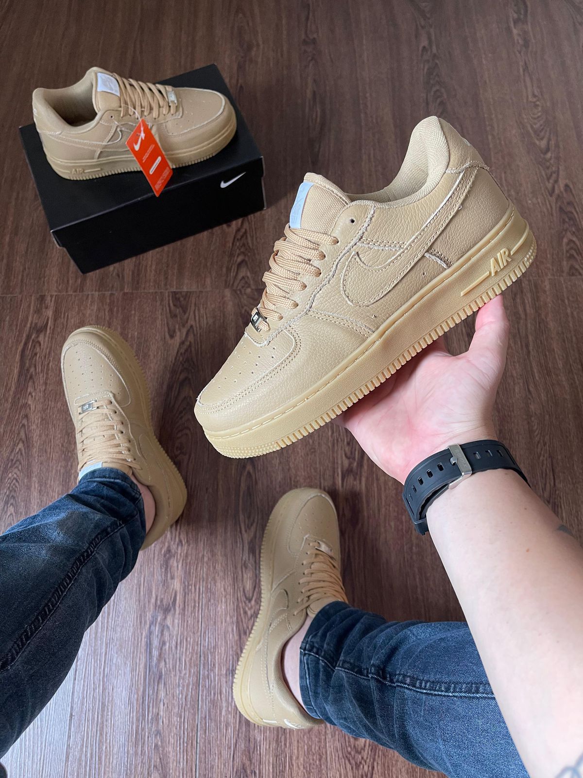 Nike Air Forc *Premium Couro